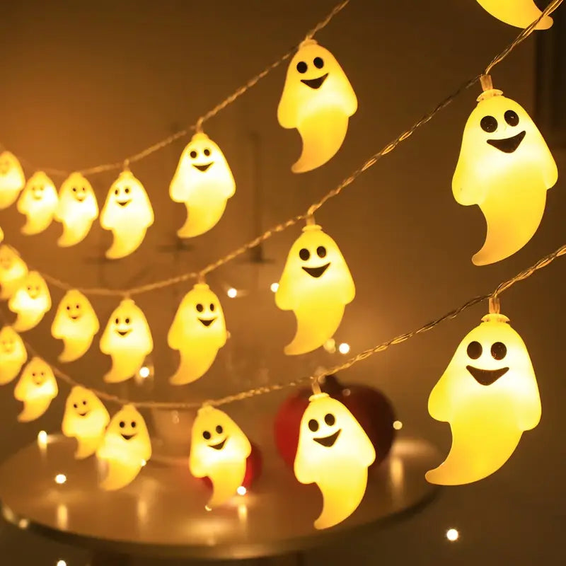 Halloween Ljuslina – Batteridrivna LED-Deko för skrämmande fester