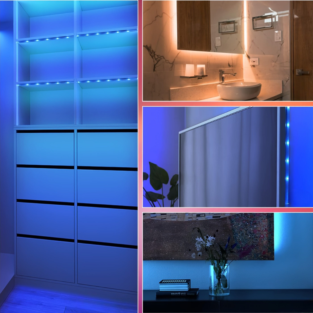LED Strip Lights Färgändrande Stämningsbelysning