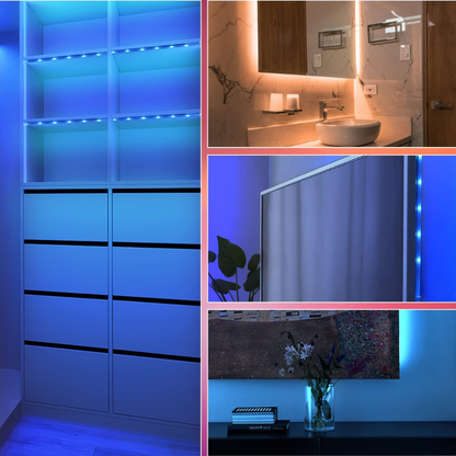 LED Strip Lights Färgändrande Stämningsbelysning
