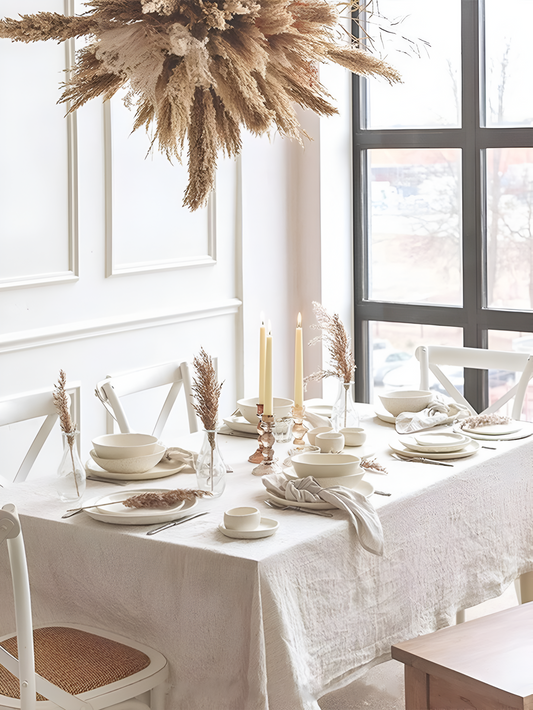 Modern bomull lin duk för elegant middag