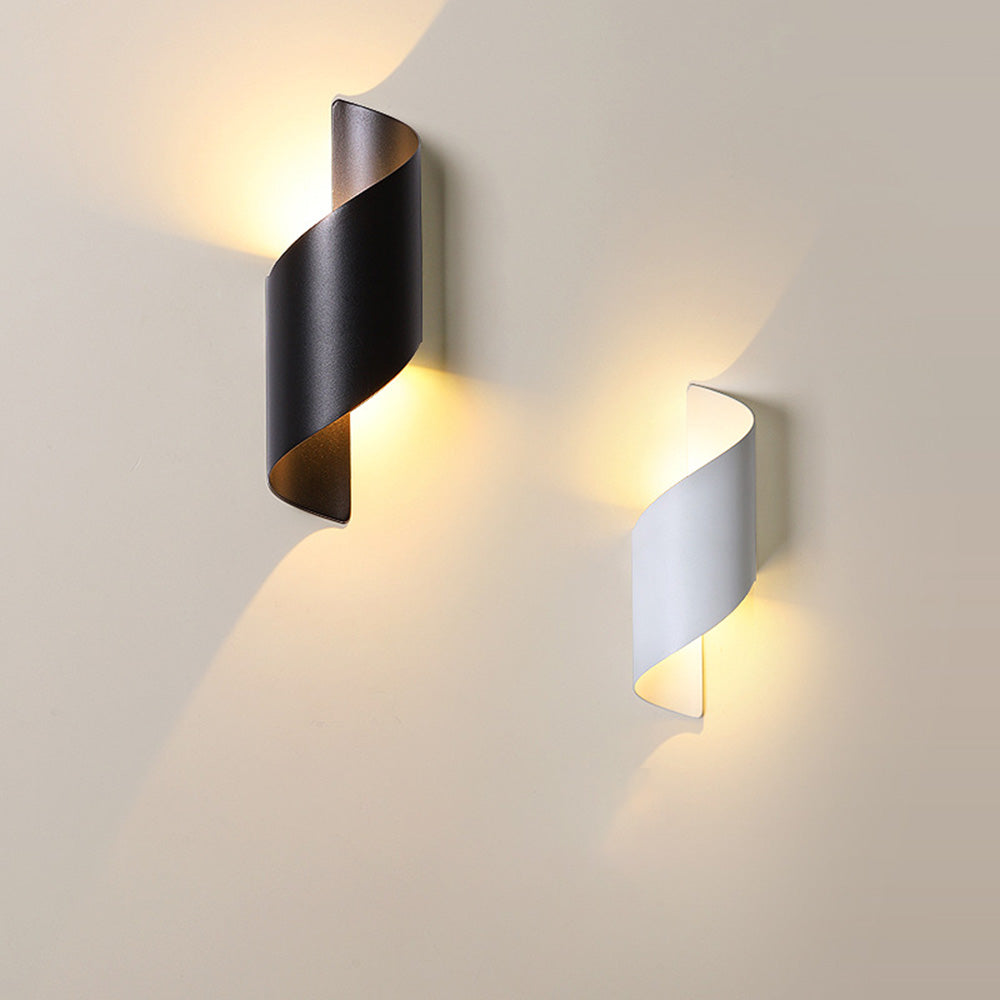 LED Vägglampa med Minimalistisk Aluminiumdesign