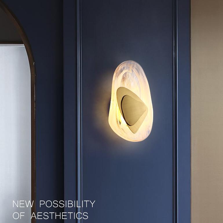 Nordisk Modern Kristall Vägglampa - Elegans &amp; Ljus