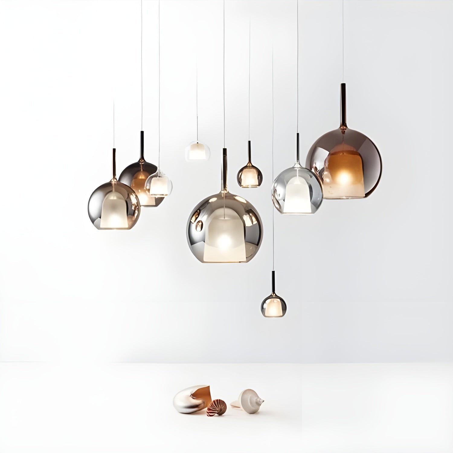 LED Kugelglas Pendellampa – Stilfull taklampa för vardagsrum