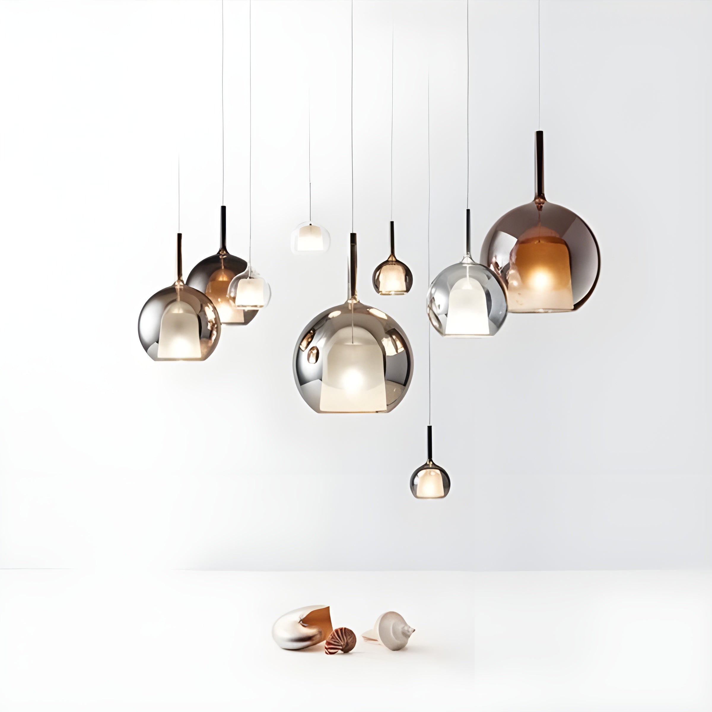 LED Kugelglas Pendellampa – Stilfull taklampa för vardagsrum