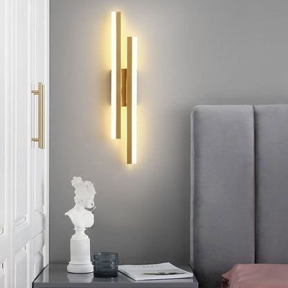 Akryl LED Vägglampa | Vardagsrum | Metall-Akryl | 18,9&quot; Armatur | Brick by Brick