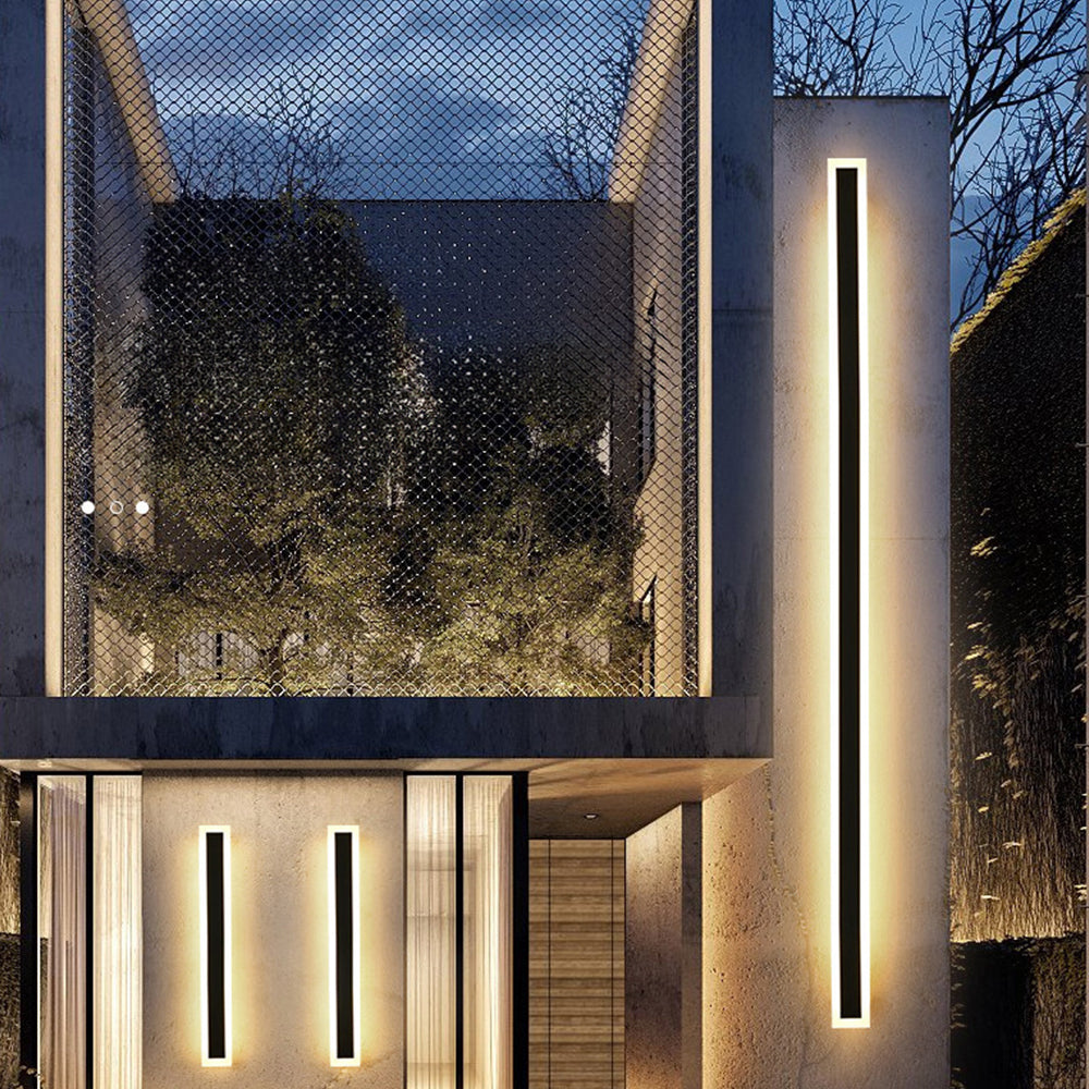 LED Utomhusvägglampor | 11.8–47.2 x 3.1 in | Vattentät IP65 Modern Akrylbelysning | Brick by Brick