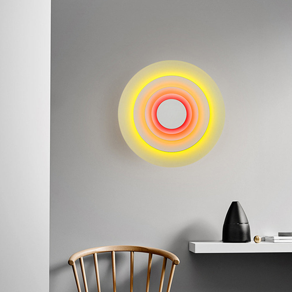 Morandi Modern Design LED Vägglampa Rosa/Blå/Gul Vardagsrum Metal
