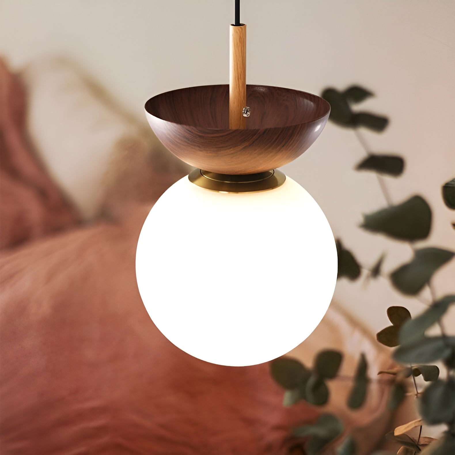BalconyBloom Light - LED-taklampa i japansk stil