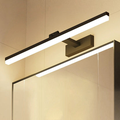 LED Spegel Vägglampa | Svart | Samtida | Enkel Järn &amp; Plast | Dimmbar 8–24 W – Brick by Brick