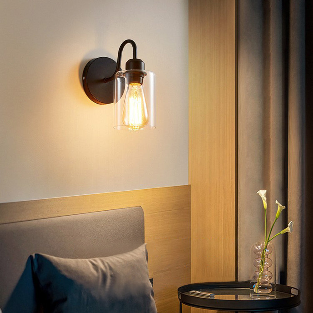 Marit - Retro LED Vägglampa Svart