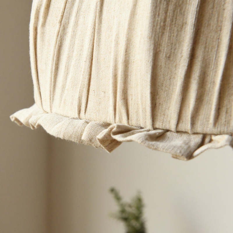 EcoLumi - Skandinavisk LED-hänglampa i beige tyg