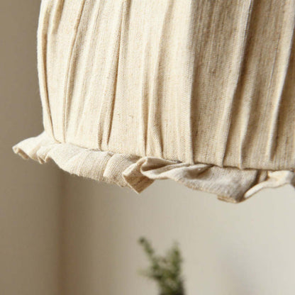 EcoLumi - Skandinavisk LED-hänglampa i beige tyg