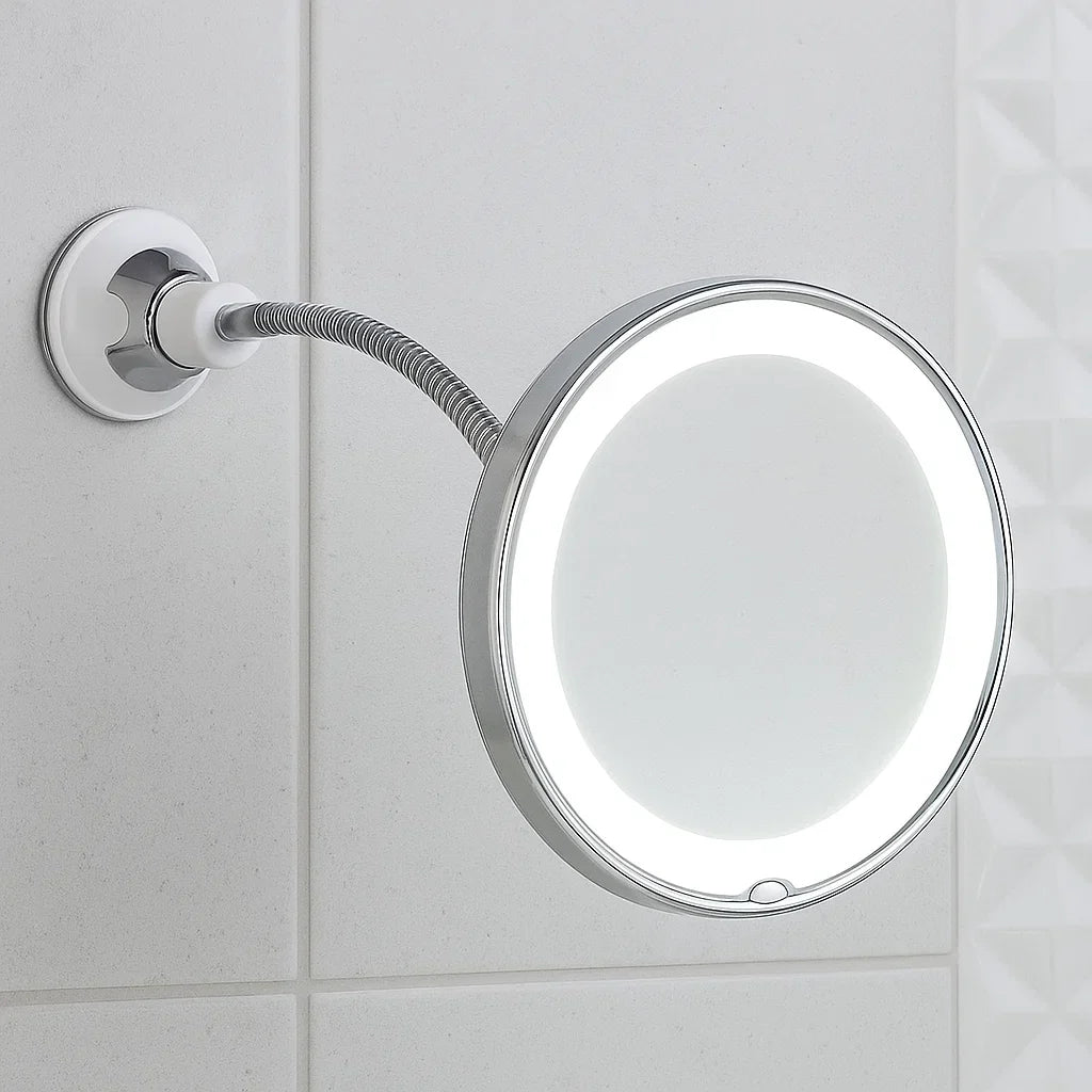 LED Makeup Spegel med Flexibel Arm och Förstoring