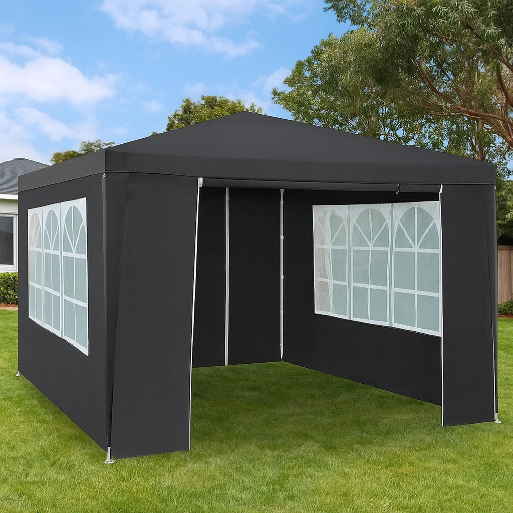 Utomhus Vattentät Paviljongtält med Sidor