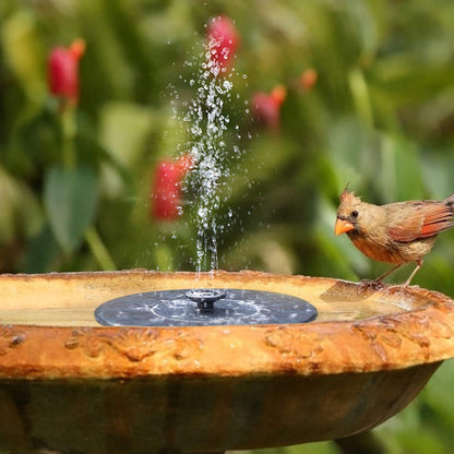 Mini solardriven vattenfontän