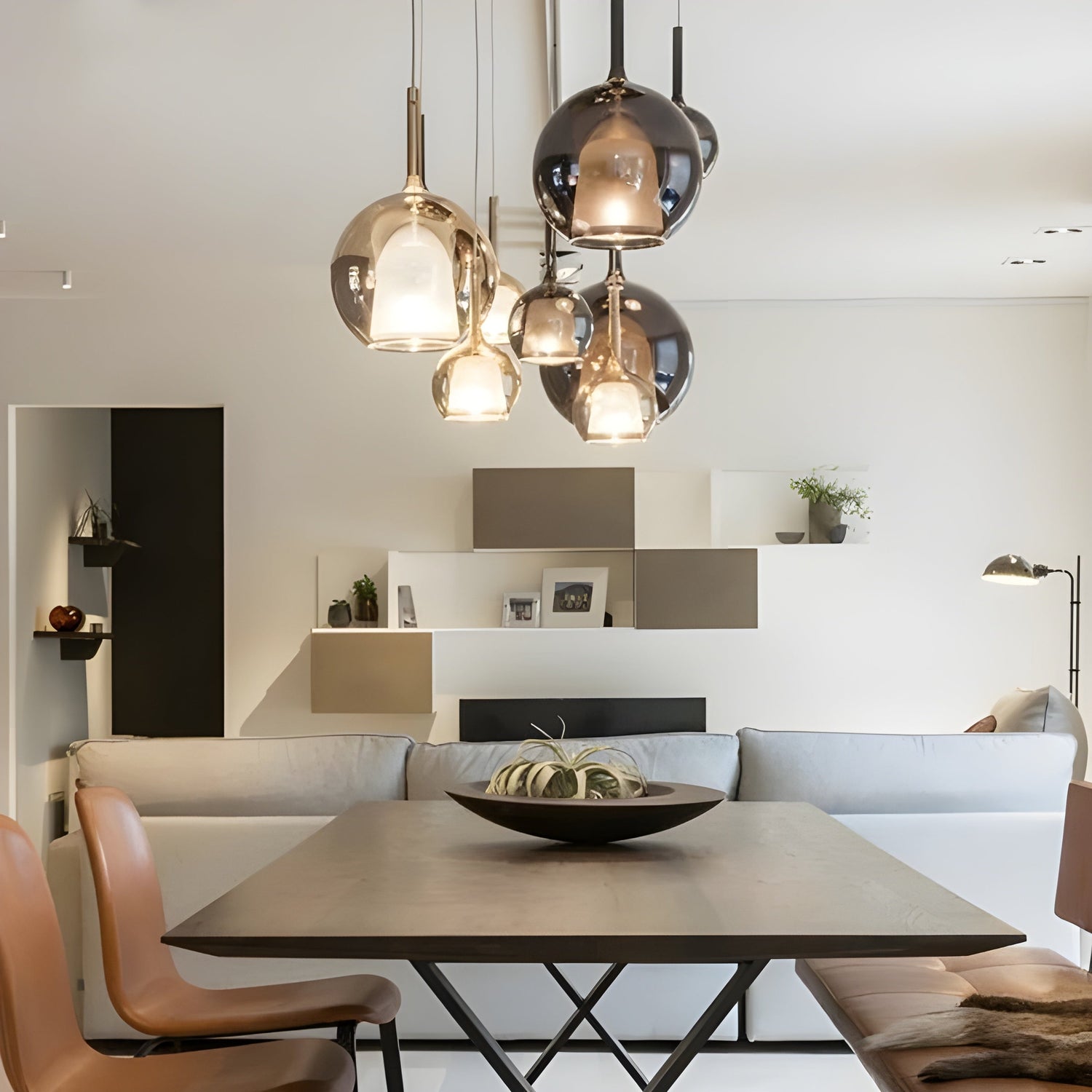 LED Kugelglas Pendellampa – Stilfull taklampa för vardagsrum