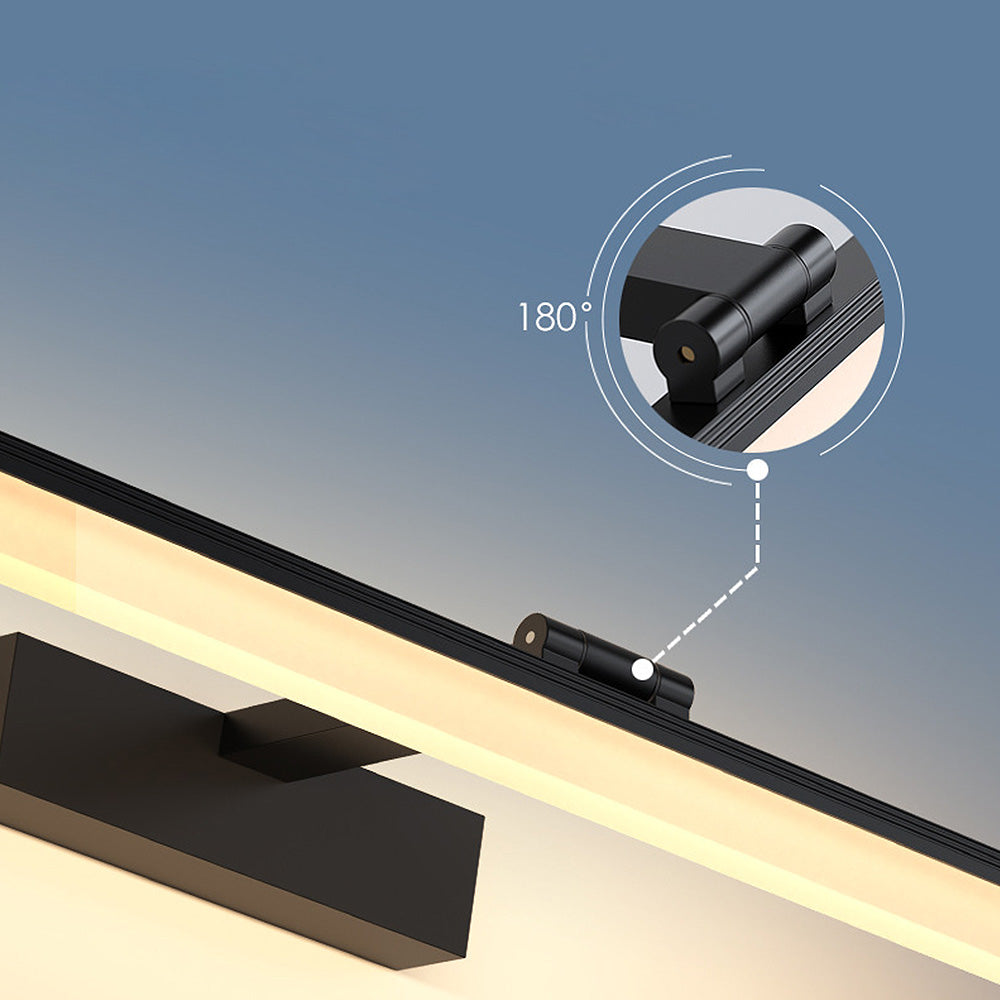 LED Spegel Vägglampa | Svart | Samtida | Enkel Järn & Plast | Dimmbar 8–24 W – Brick by Brick