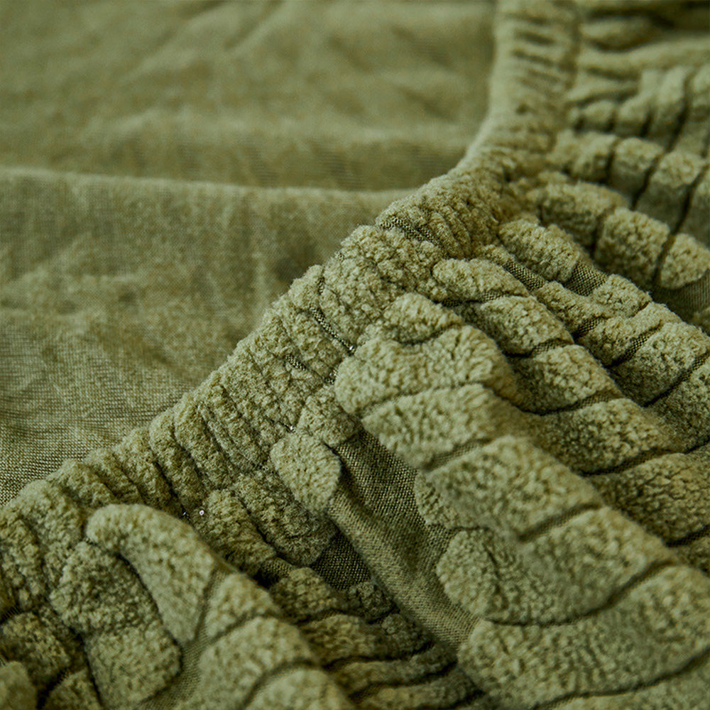 Modern Leaf Jacquard Vattentät Anti-scratch Sofföverdrag