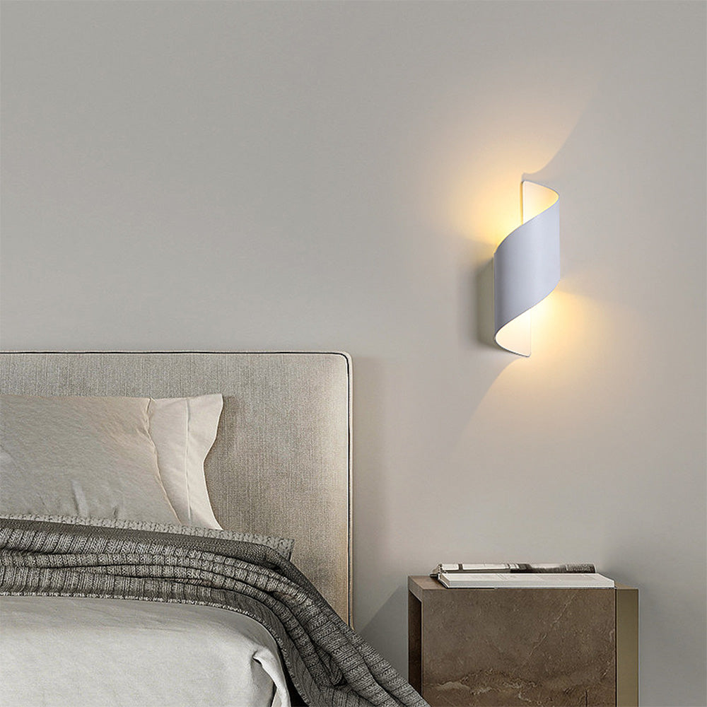 LED Vägglampa med Minimalistisk Aluminiumdesign