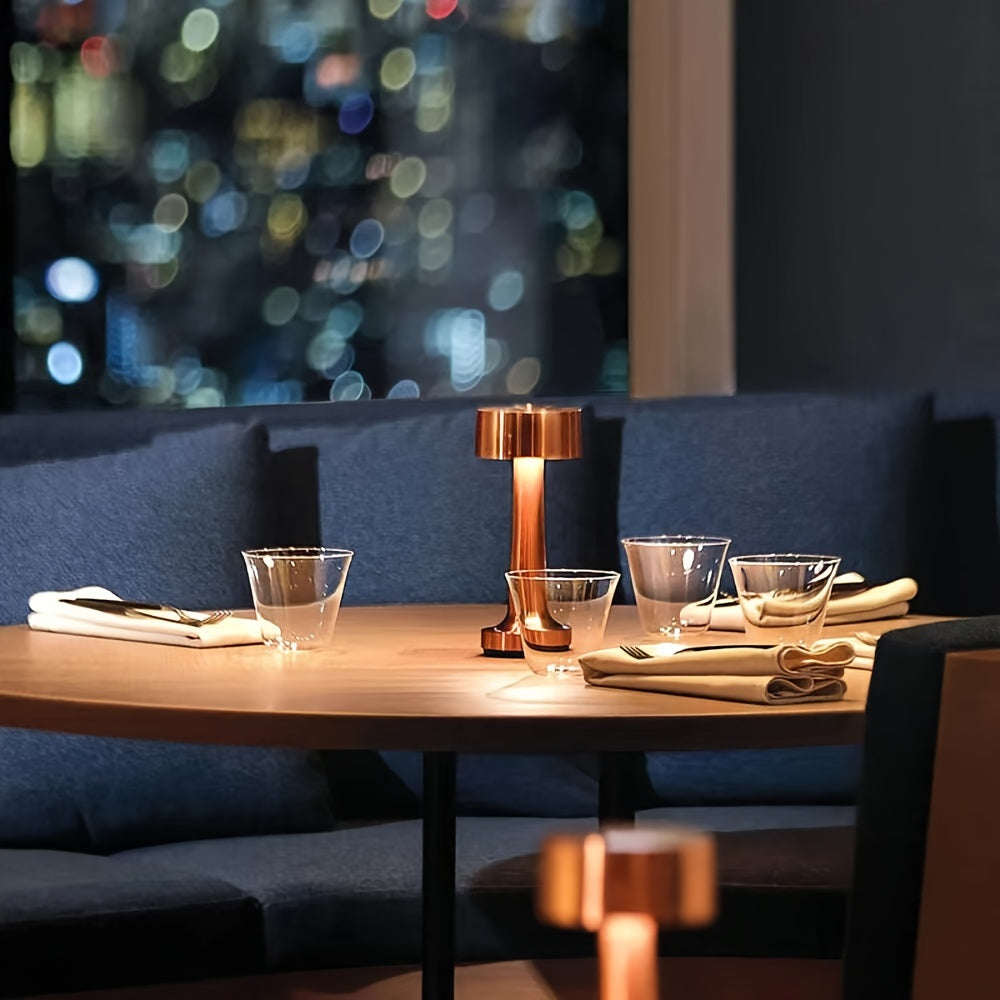 AuroraDesk - USB Laddningsbar LED Skrivbordslampa med Touchkontroll
