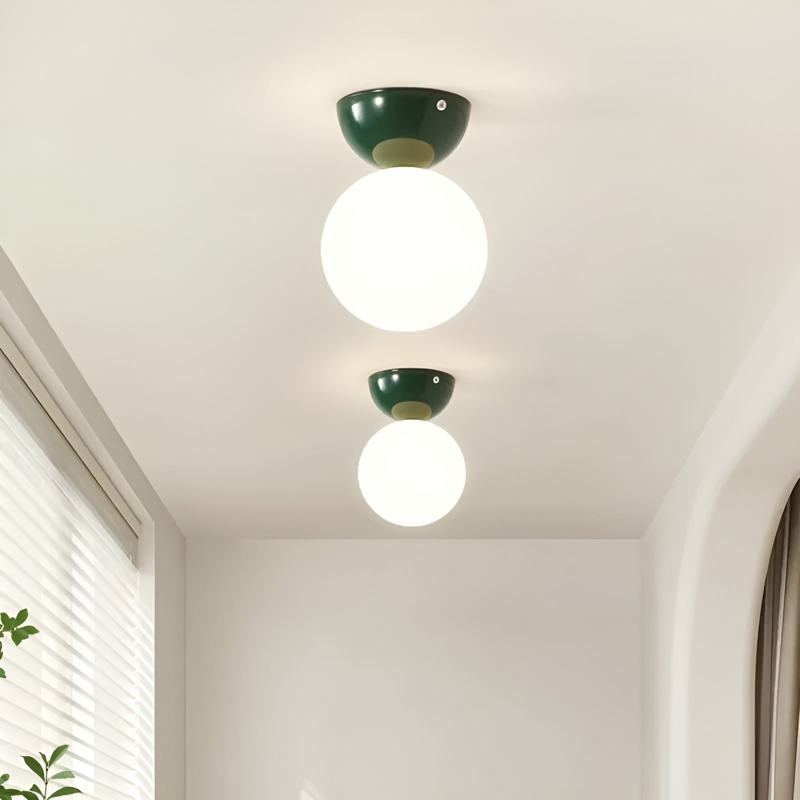 DomeAura Light - Modern taklampa med flush mount