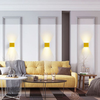 Orr Modern LED Vägglampa - Svart/Vit/Gul/Grön/Röd Vardagsrum/Sovrum Metall