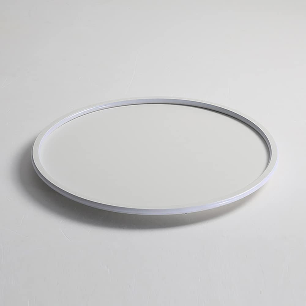 Ultra-tunn modern taklampa | Flush Mount LED för låga tak | Rund &amp; dimbar