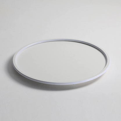 Ultra-tunn modern taklampa | Flush Mount LED för låga tak | Rund &amp; dimbar
