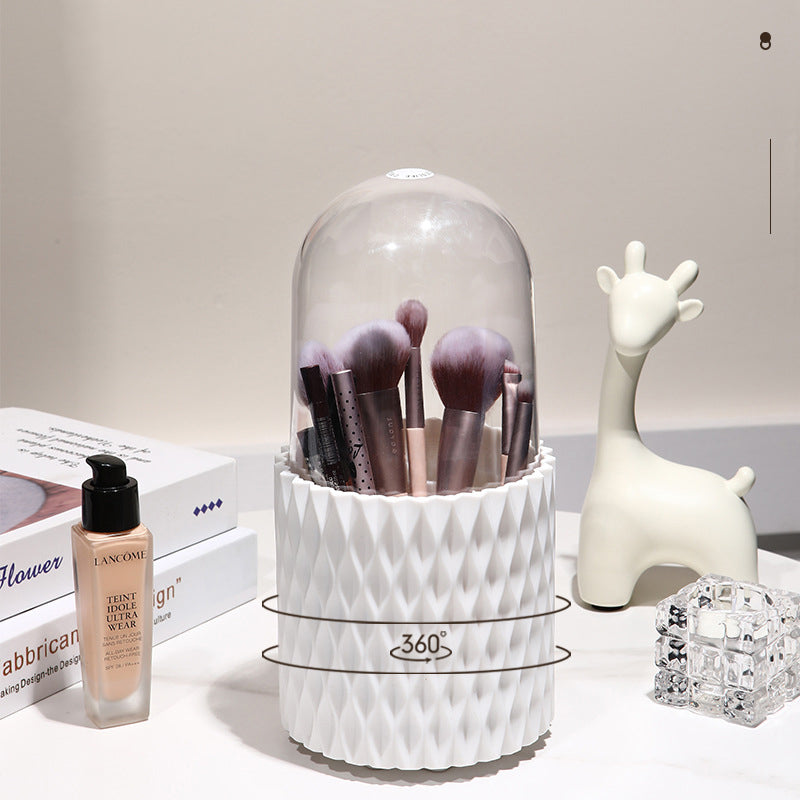 Carvallo - 360° roterande sminkborsthållare för enkelt organisering