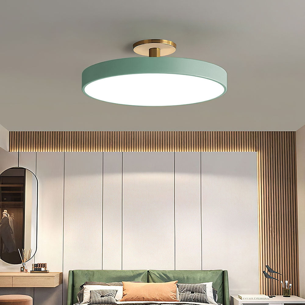 Modern Flush Mount Ceiling Light | 5.9×11.8–23.6 in | LED Rund Armatur | Hårdvara + Akryl | Brick by Brick