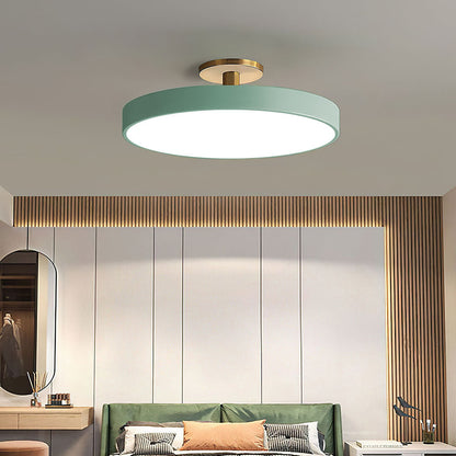 Modern Flush Mount Ceiling Light | 5.9×11.8–23.6 in | LED Rund Armatur | Hårdvara + Akryl | Brick by Brick