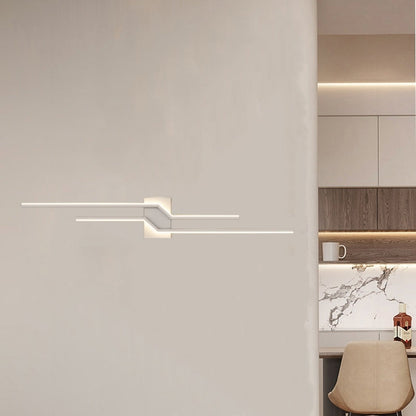 Alana Modern LED Vägglampa - Svart/Vit Vardagsrum/Sovrum