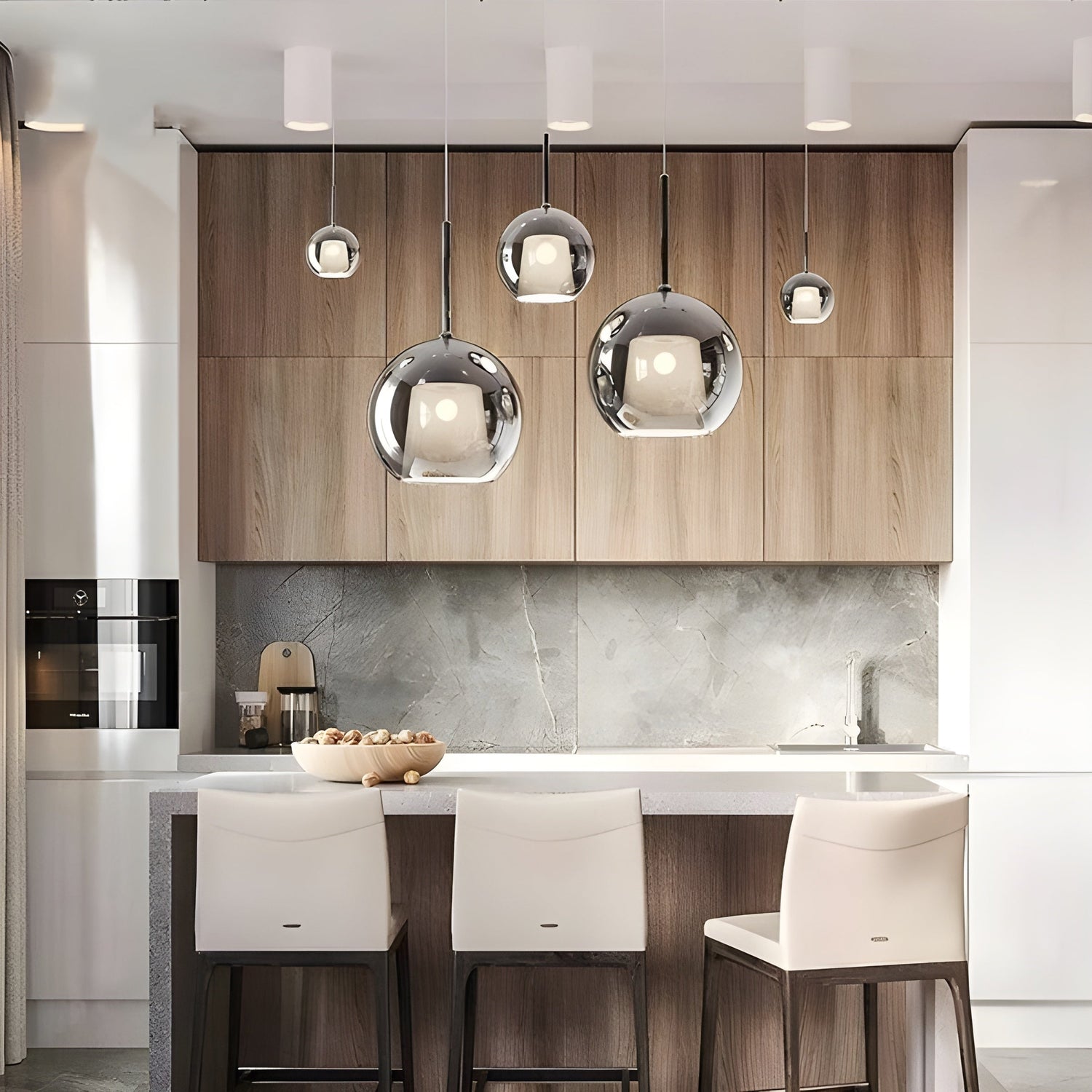 LED Kugelglas Pendellampa – Stilfull taklampa för vardagsrum