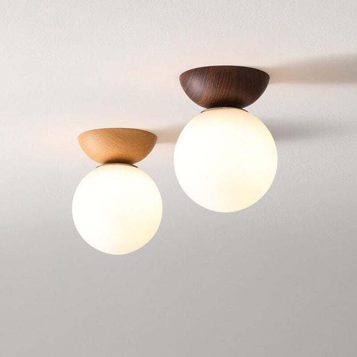 Plafondlampa i japansk designstil