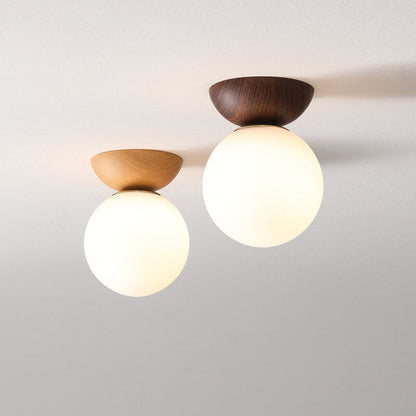 Plafondlampa i japansk designstil