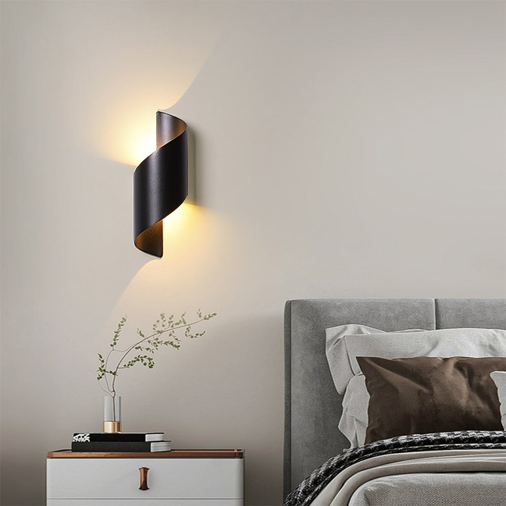 LED Vägglampa med Minimalistisk Aluminiumdesign