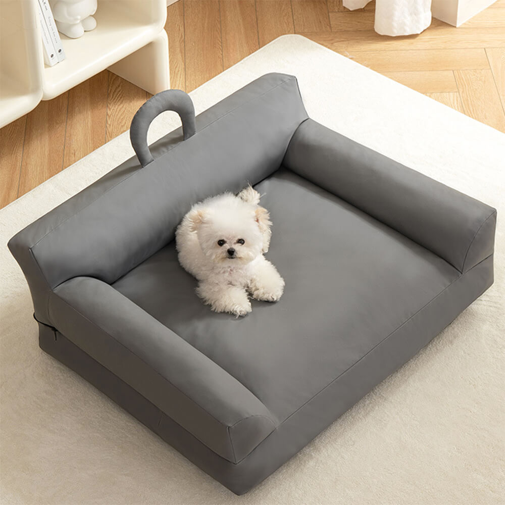 Elevated Pet Sofa Bed Stilig Vattentät Ergonomisk Komfort