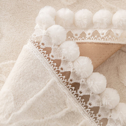 Branch Jacquard Elegant Decorative Plush Non-Slip Sofföverdrag