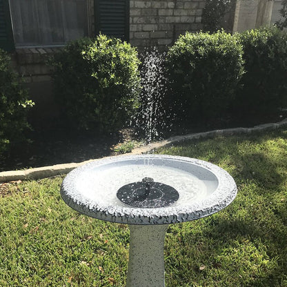 Mini solardriven vattenfontän