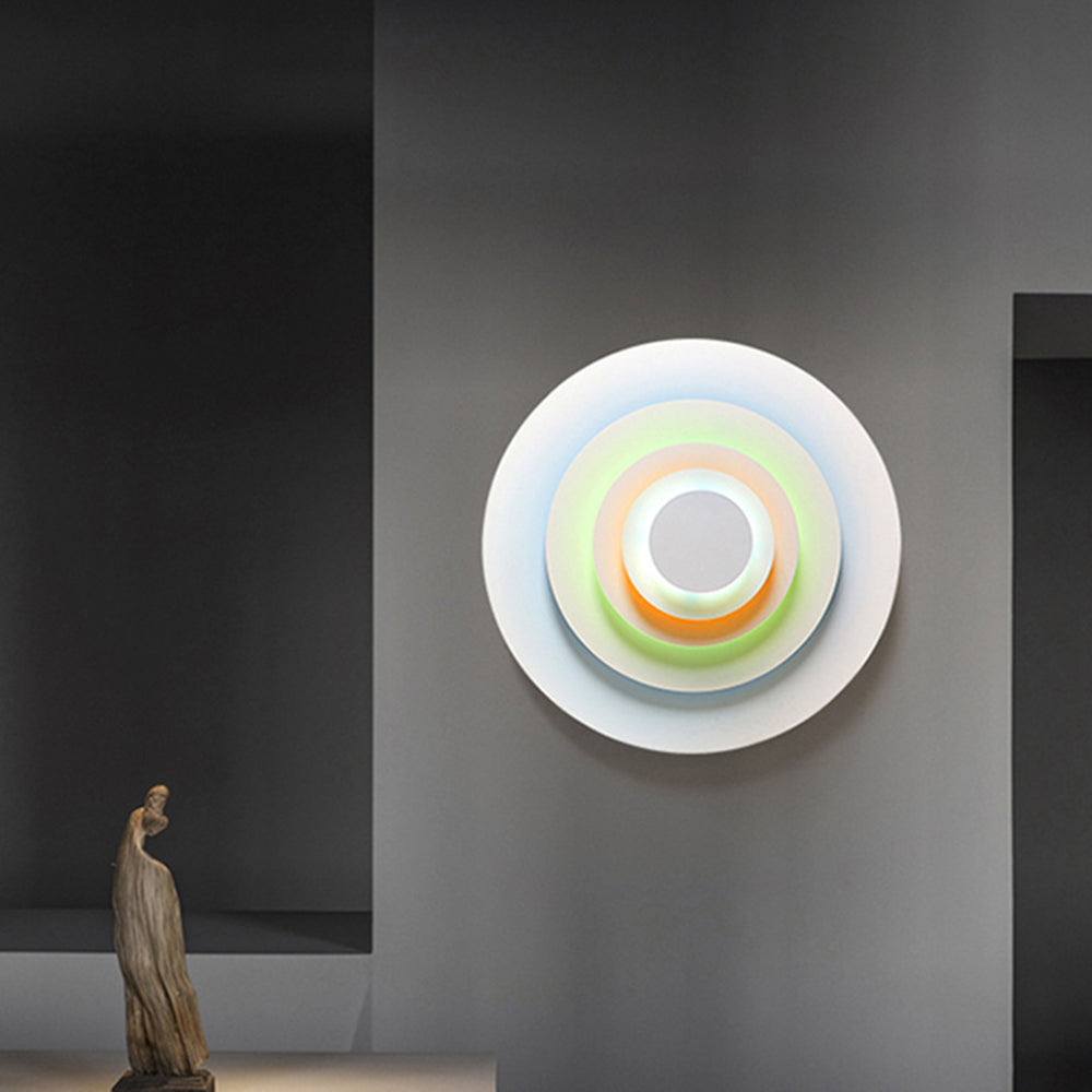 Morandi Modern Design LED Vägglampa Rosa/Blå/Gul Vardagsrum Metal