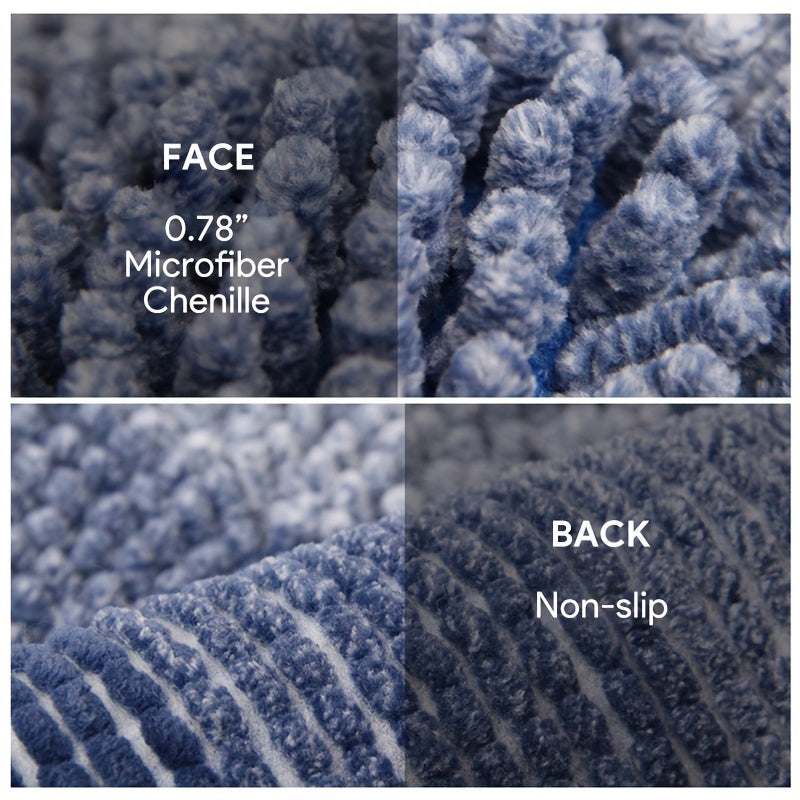 Chenille Badmat – Lyx och Komfort för Badrum och Entré