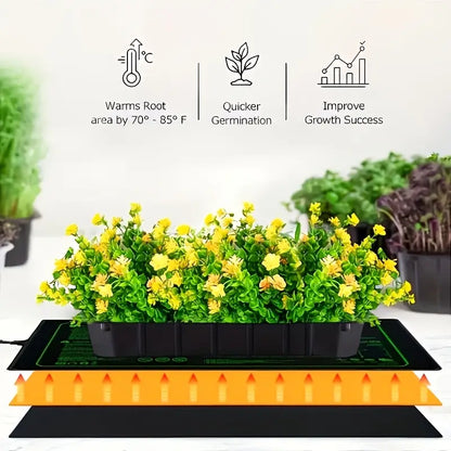 Värmematta för växtplantor – Temperaturreglering för snabbare groning och tillväxt