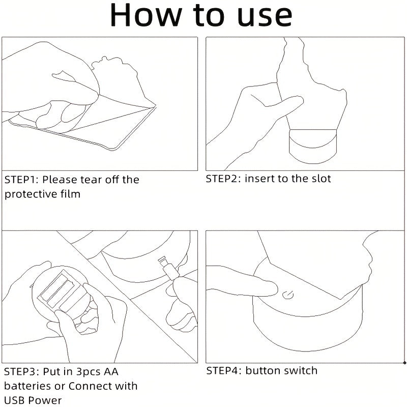 DinoLicht - 3D Dinosaurielampa med Beröringskontroll, RGB Ljus