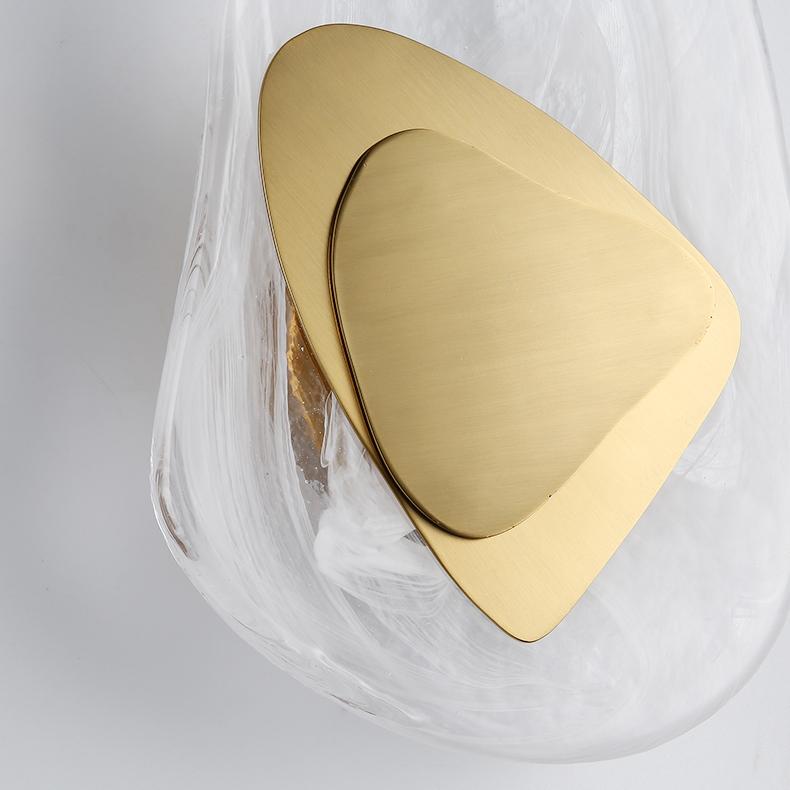 Nordisk Modern Kristall Vägglampa - Elegans &amp; Ljus