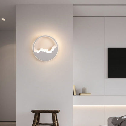 WaveGlow - Ovalt LED-vägglampa med vågdesign