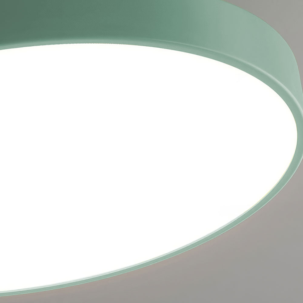 Modern Flush Mount Ceiling Light | 5.9×11.8–23.6 in | LED Rund Armatur | Hårdvara + Akryl | Brick by Brick