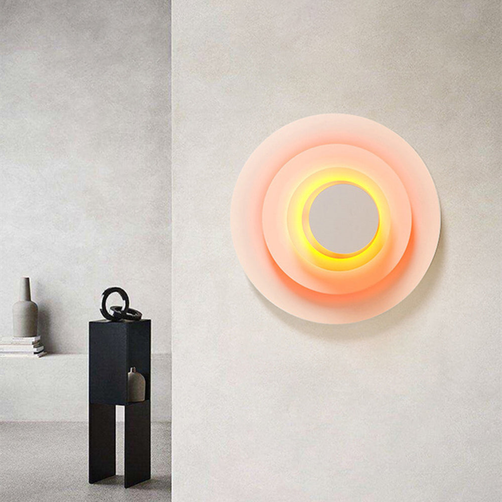 Morandi Modern Design LED Vägglampa Rosa/Blå/Gul Vardagsrum Metal