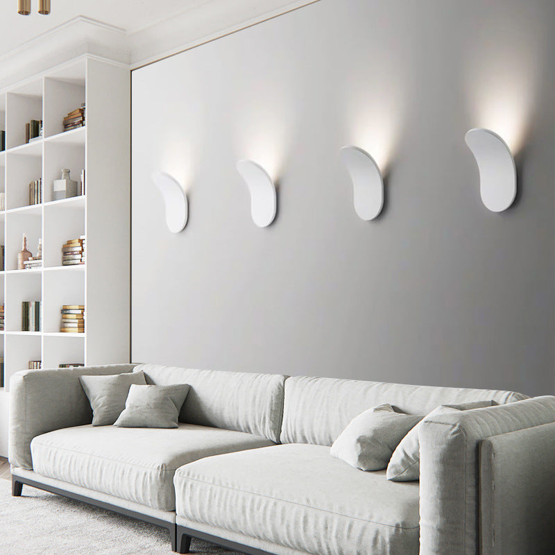 Finslipad Nordisk Konst Väggljus Modern Vägglampa