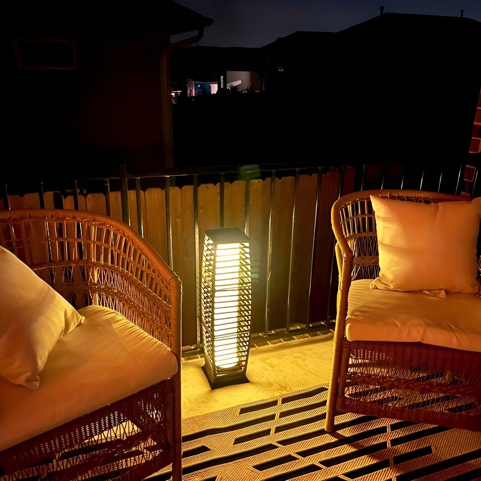 OutdoorShimmer Light - Mångsidig Solcells Utomhus Golvlampa