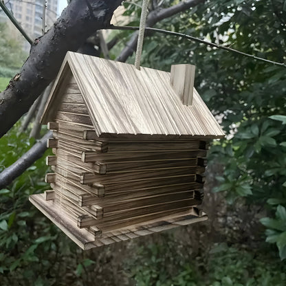 HollowHaven Nest - Rustikala trädfågelhus